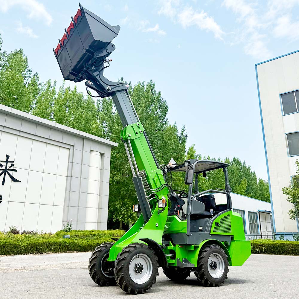 ガーデントラクター用電動フロントエンドローダー