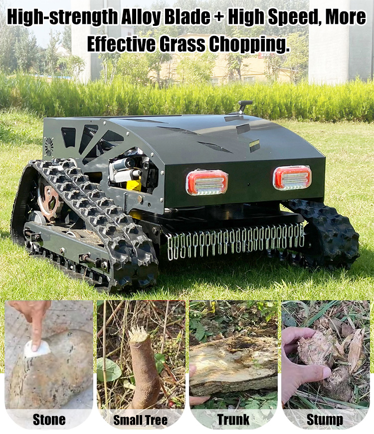 クローラー式芝刈り機
