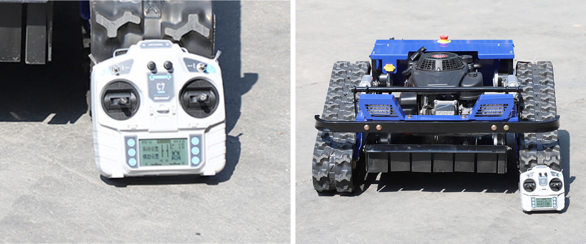 リモコン式斜面芝刈り機