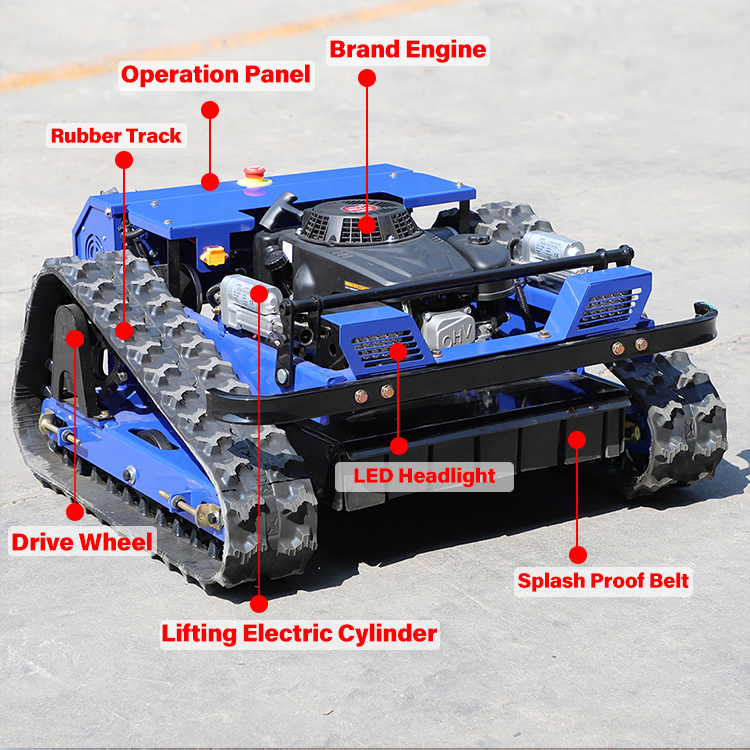 リモコン式斜面芝刈り機