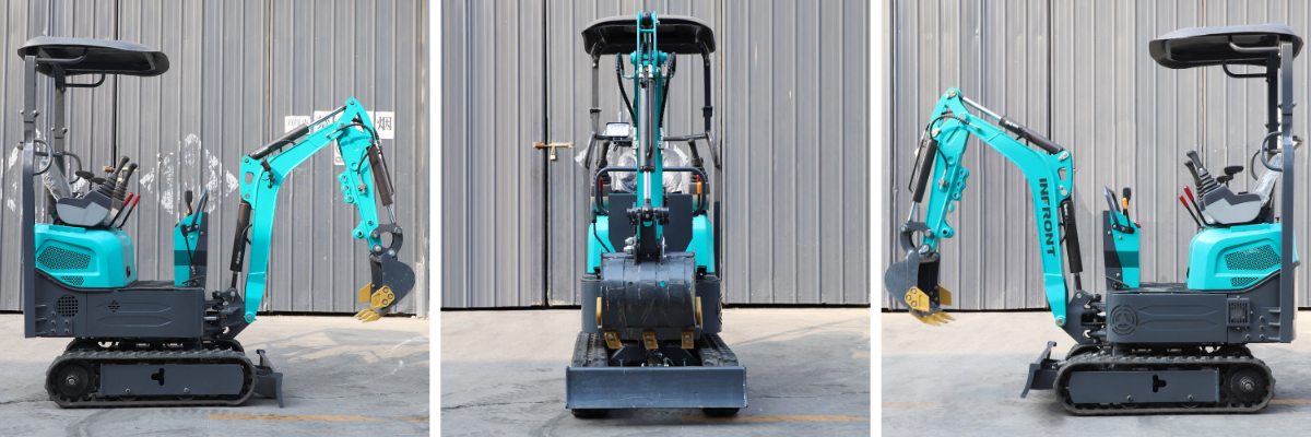 1.2トンの掘削機