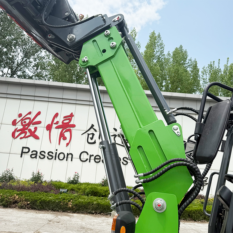 ガーデントラクター用電動フロントエンドローダー