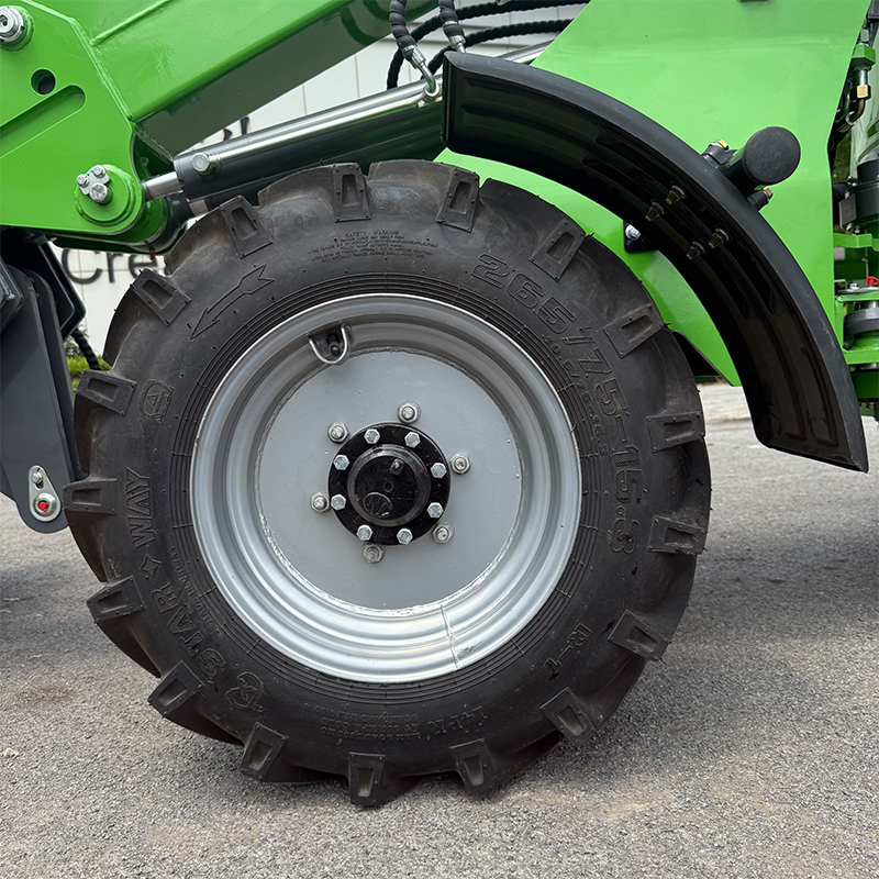 ガーデントラクター用電動フロントエンドローダー